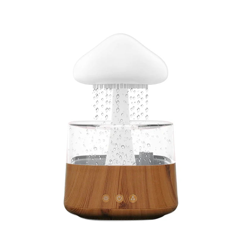 Relax Cloud Rain Diffuser Humidifier Raindrop Aromatherapy Machine Ultrasonic Atomization Humidification Colorful Lamp